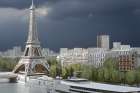 Fantasy Paris city landscape Art Print